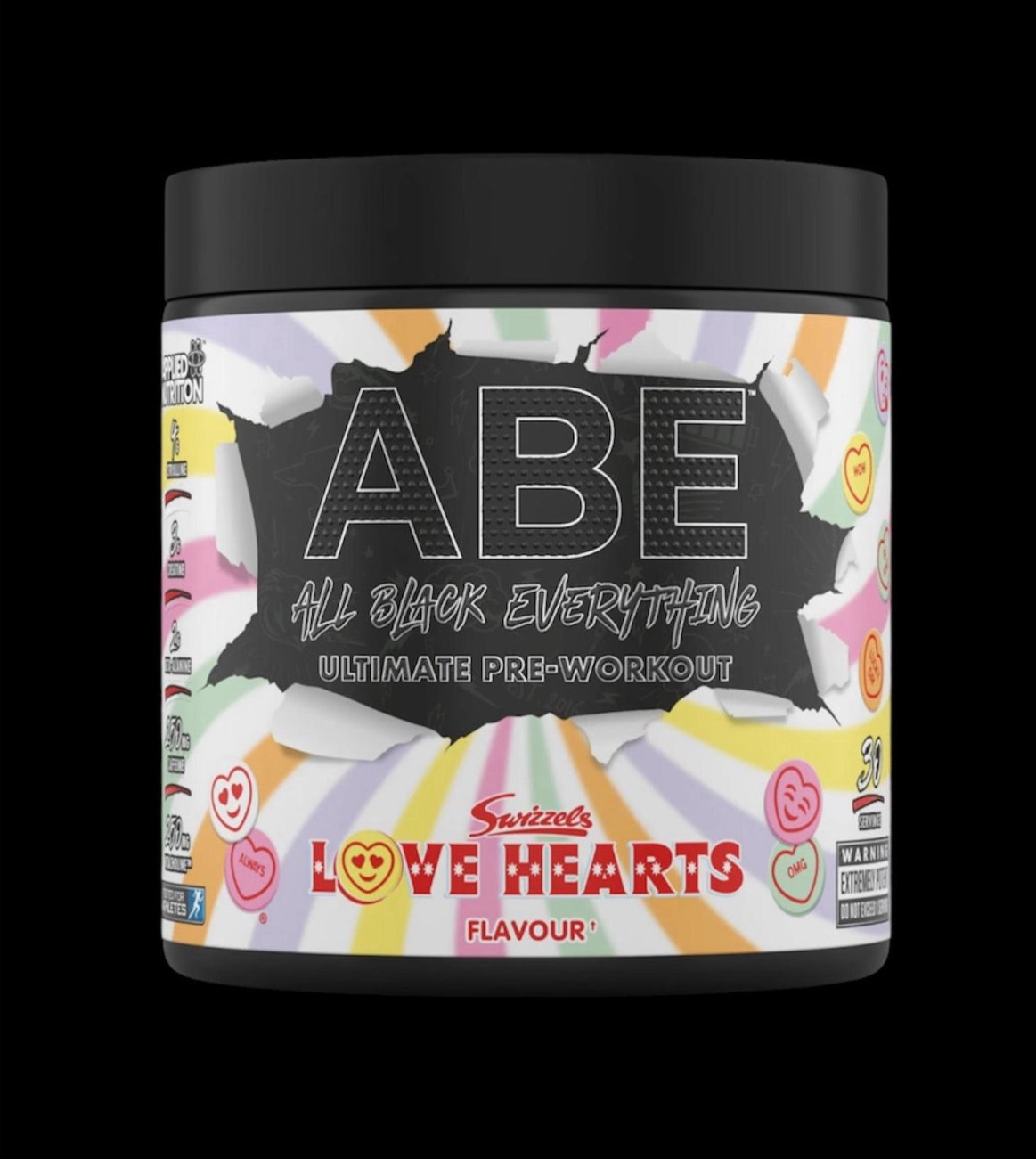 Applied Nutrition ABE (All Black Everything) Ultimate Pre Workout - 375g 30 Servings - LVLX