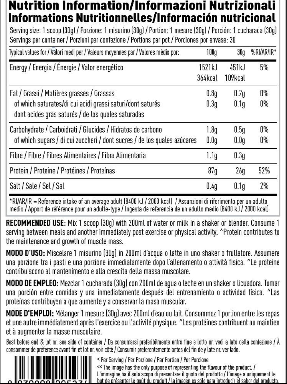 Per4m Isolate Zero Protein Powder - 900G - LVLX