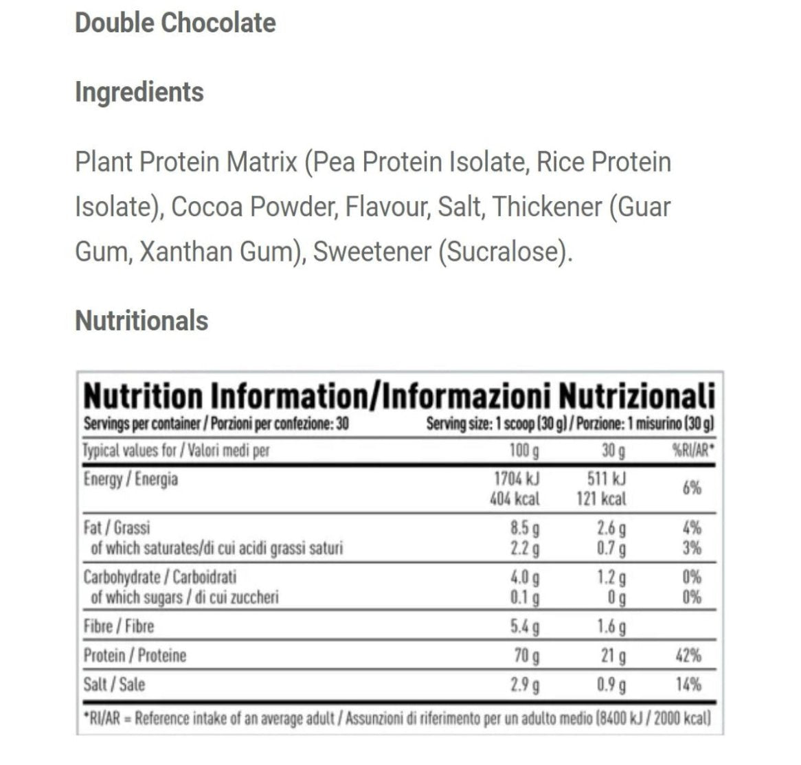 Per4m Plant Advanced Protein Powder - 2KG - LVLX