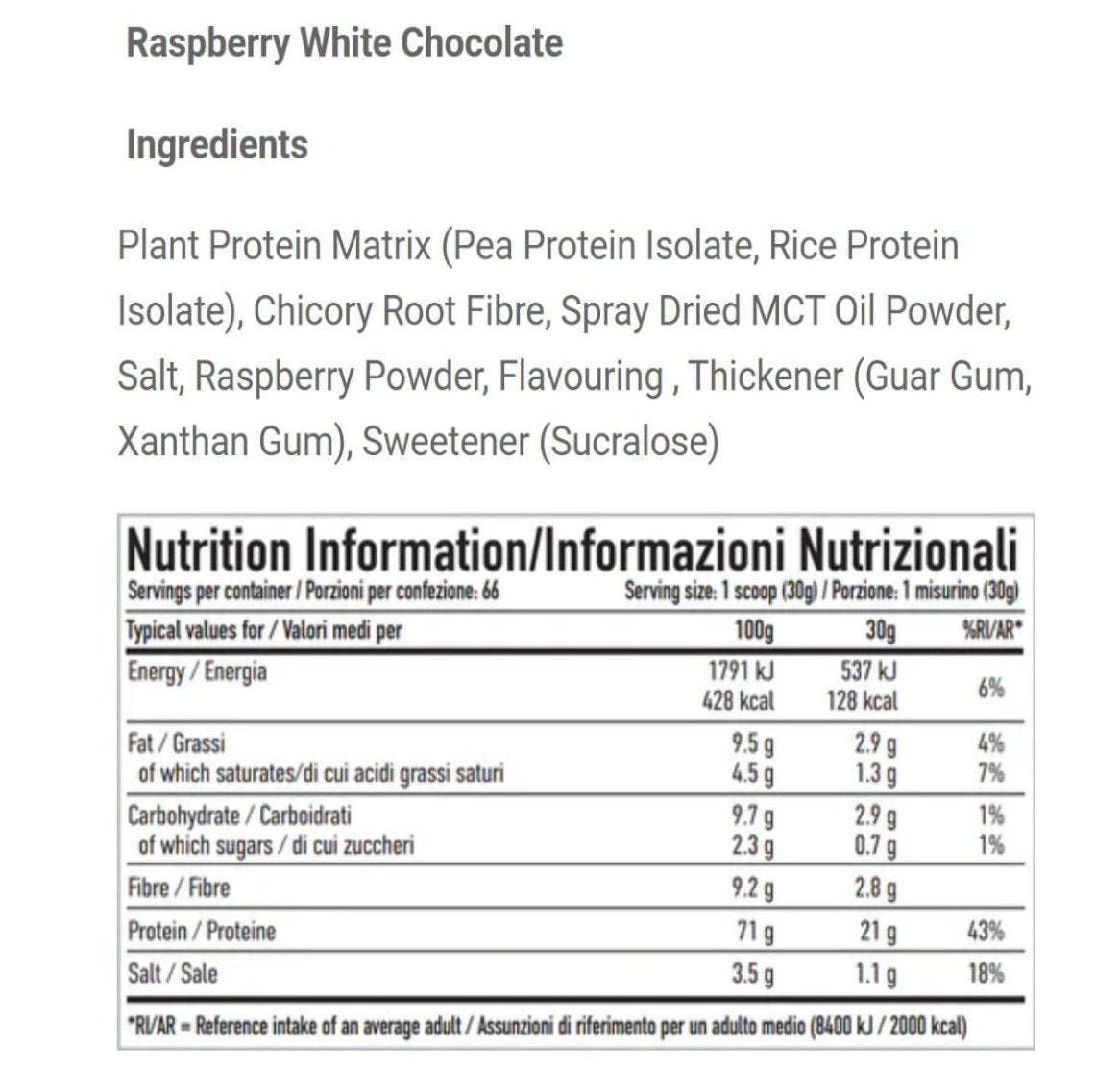 Per4m Plant Advanced Protein Powder - 2KG - LVLX