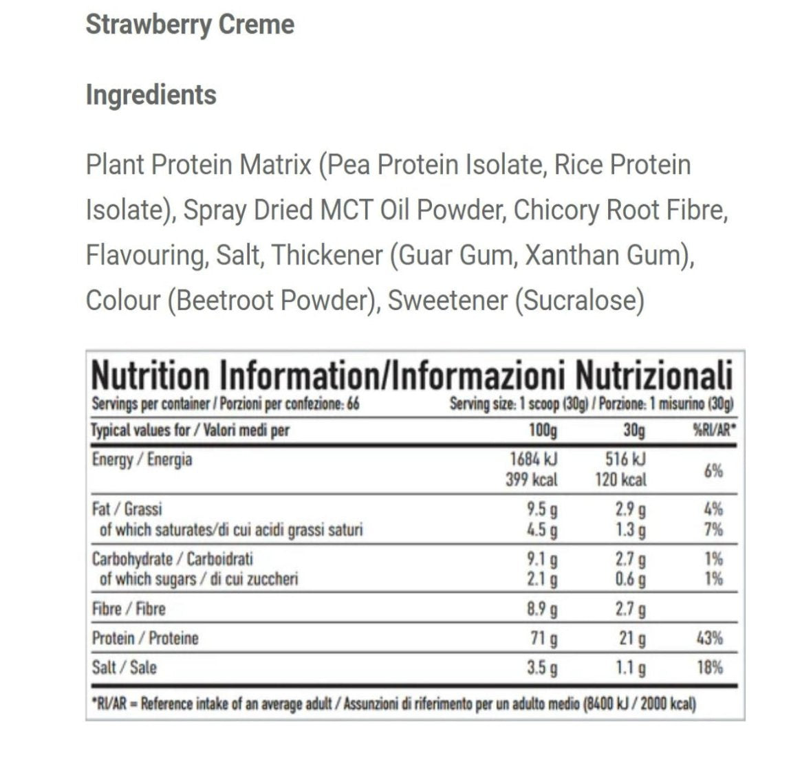 Per4m Plant Advanced Protein Powder - 2KG - LVLX