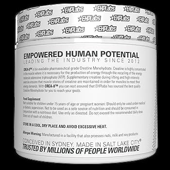 EHPlabs CREA-8 Creatine Monohydrate Powder - 500g Unflavoured
